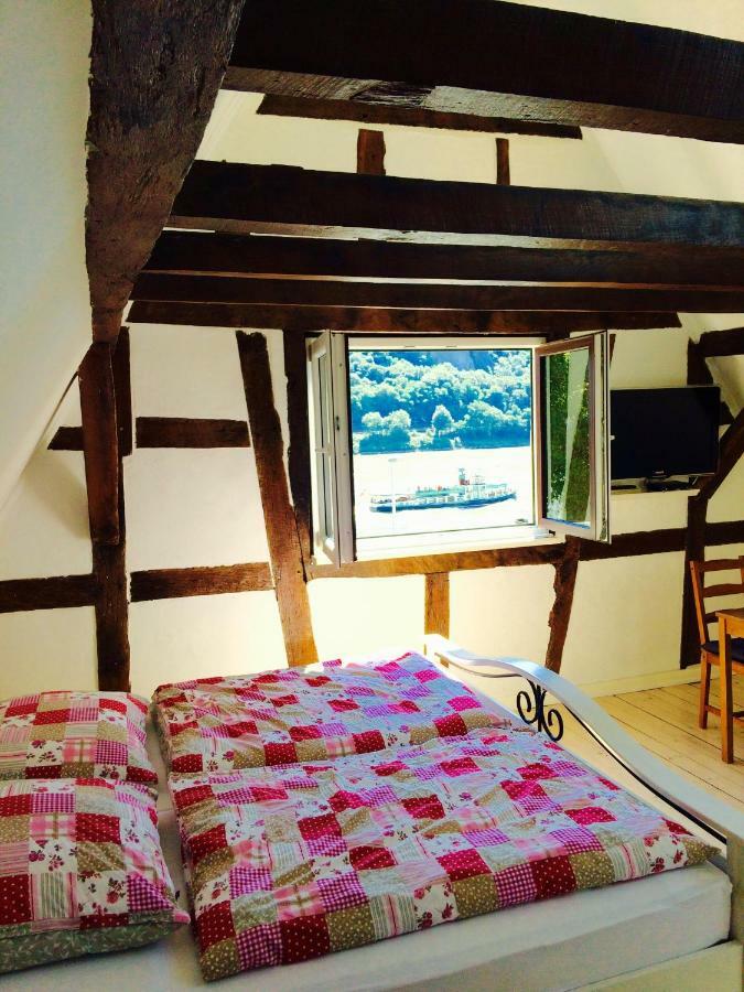 Haus Am Ufer Mit Rheinpanoramablick Apartment Koblenz  Bagian luar foto